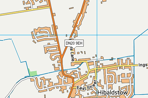 DN20 9EH map - OS VectorMap District (Ordnance Survey)