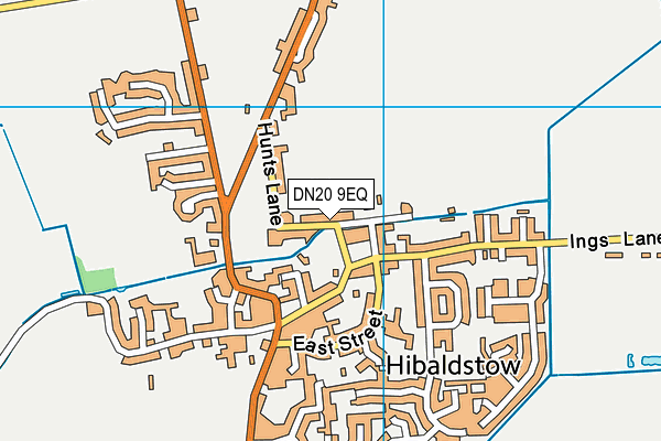 DN20 9EQ map - OS VectorMap District (Ordnance Survey)
