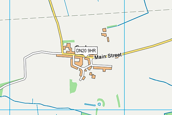 DN20 9HR map - OS VectorMap District (Ordnance Survey)