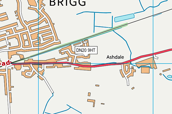 DN20 9HT map - OS VectorMap District (Ordnance Survey)