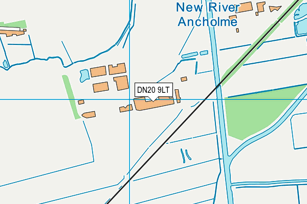 DN20 9LT map - OS VectorMap District (Ordnance Survey)