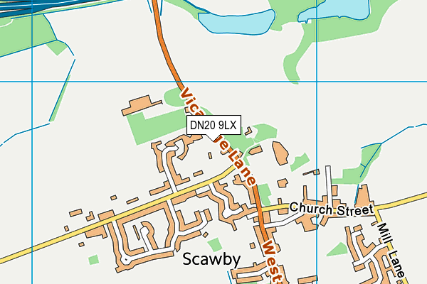 Map of M C DEVELOPMENTS (SCAWBY) LIMITED at district scale