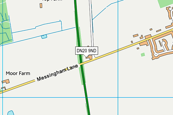 DN20 9ND map - OS VectorMap District (Ordnance Survey)