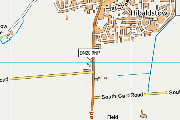 DN20 9NP map - OS VectorMap District (Ordnance Survey)