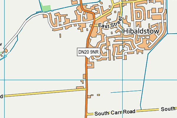 DN20 9NR map - OS VectorMap District (Ordnance Survey)