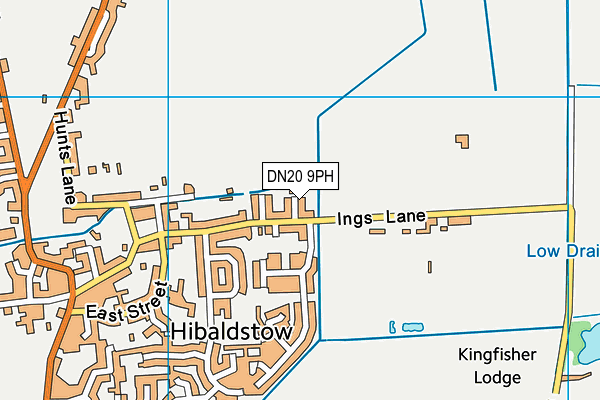DN20 9PH map - OS VectorMap District (Ordnance Survey)