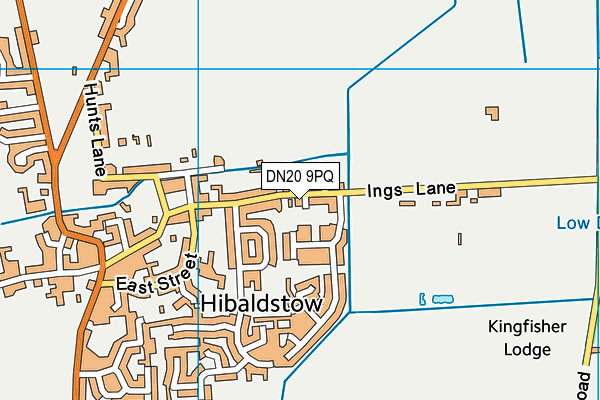 DN20 9PQ map - OS VectorMap District (Ordnance Survey)
