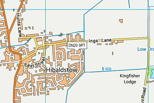 DN20 9PT map - OS VectorMap District (Ordnance Survey)