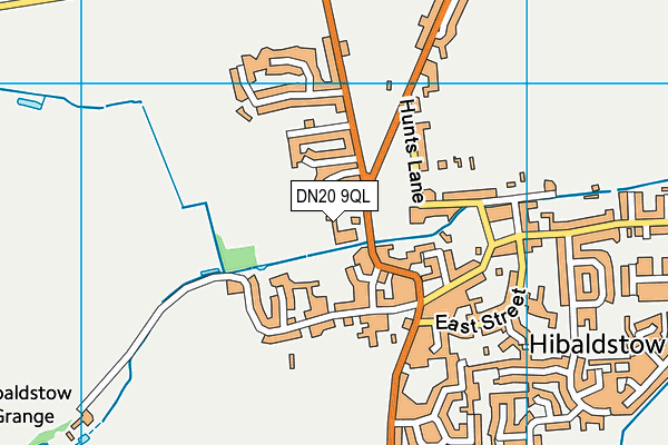 DN20 9QL map - OS VectorMap District (Ordnance Survey)