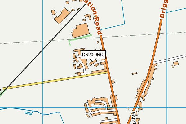 DN20 9RQ map - OS VectorMap District (Ordnance Survey)