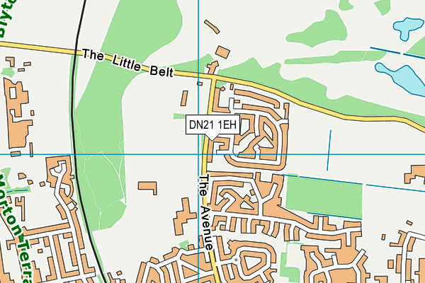 Castle Wood Academy map (DN21 1EH) - OS VectorMap District (Ordnance Survey)