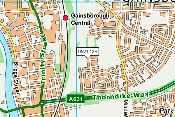 Map of V L W LIMITED at district scale