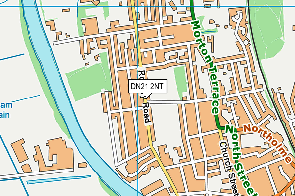 DN21 2NT map - OS VectorMap District (Ordnance Survey)