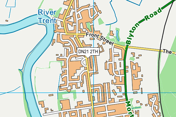 DN21 2TH map - OS VectorMap District (Ordnance Survey)