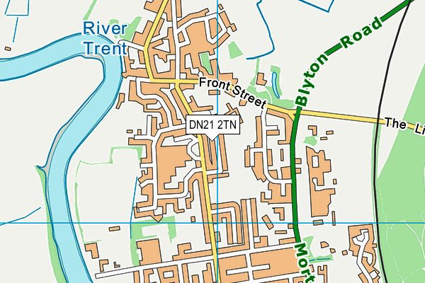 DN21 2TN map - OS VectorMap District (Ordnance Survey)