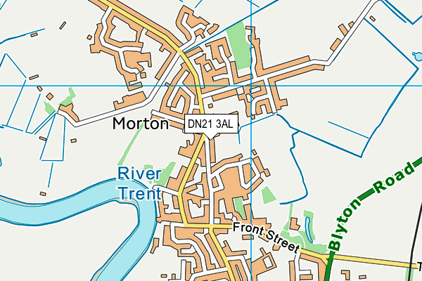 DN21 3AL map - OS VectorMap District (Ordnance Survey)