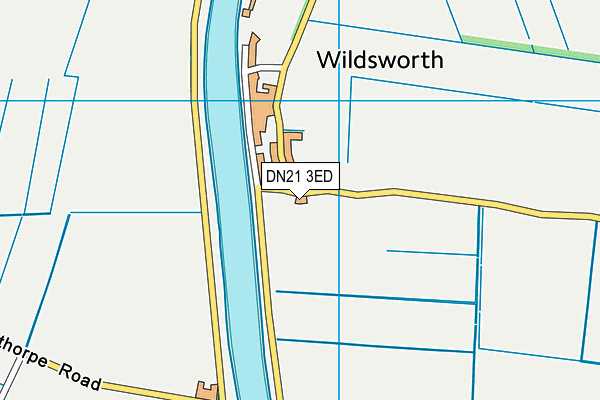 DN21 3ED map - OS VectorMap District (Ordnance Survey)