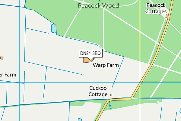 DN21 3EQ map - OS VectorMap District (Ordnance Survey)