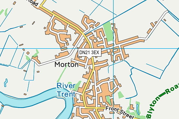 DN21 3EX map - OS VectorMap District (Ordnance Survey)