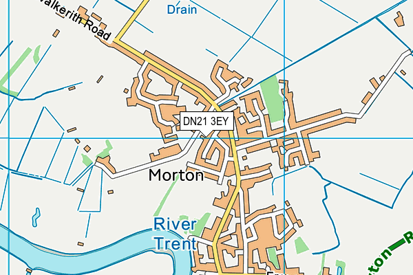 DN21 3EY map - OS VectorMap District (Ordnance Survey)
