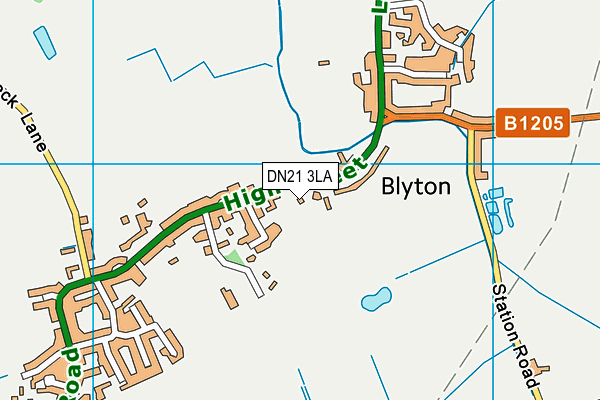 Map of WHITE HART BLYTON LTD at district scale
