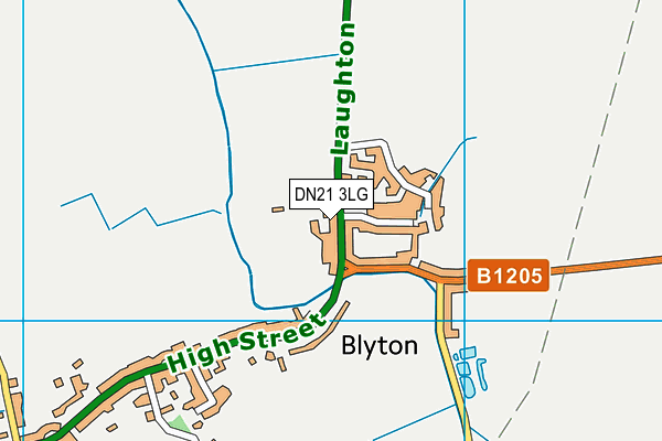 Map of STYLE LOUNGE BLYTON LIMITED at district scale