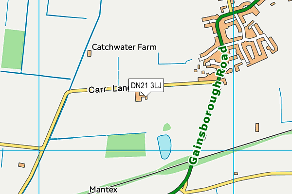 Map of BLYTH FARM SERVICES LIMITED at district scale