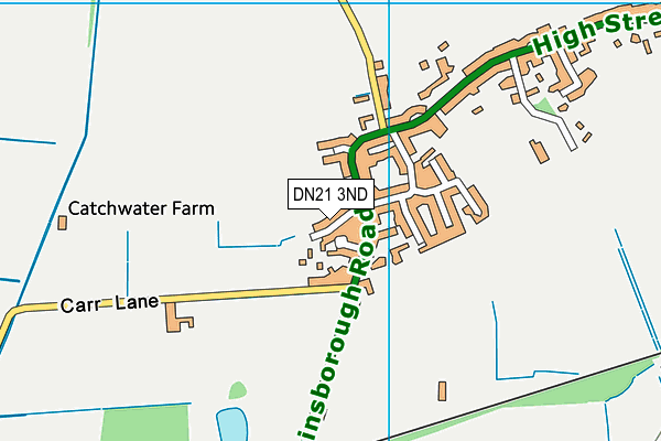 DN21 3ND map - OS VectorMap District (Ordnance Survey)