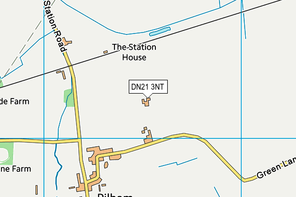 DN21 3NT map - OS VectorMap District (Ordnance Survey)