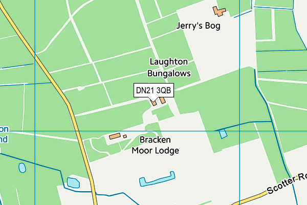 DN21 3QB map - OS VectorMap District (Ordnance Survey)