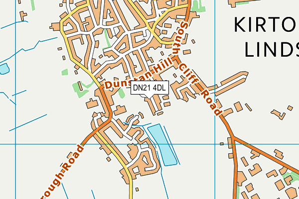 DN21 4DL map - OS VectorMap District (Ordnance Survey)
