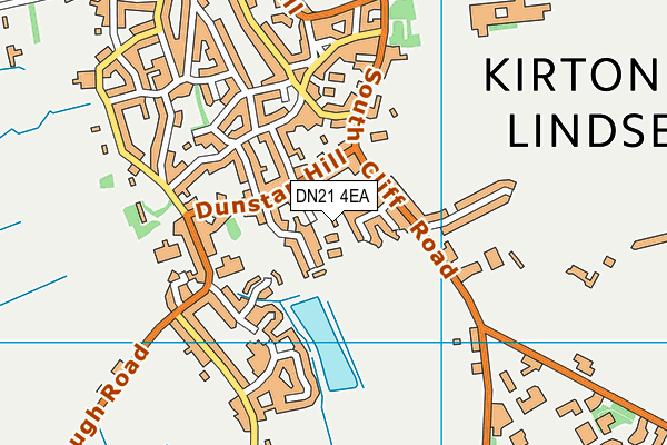 DN21 4EA map - OS VectorMap District (Ordnance Survey)