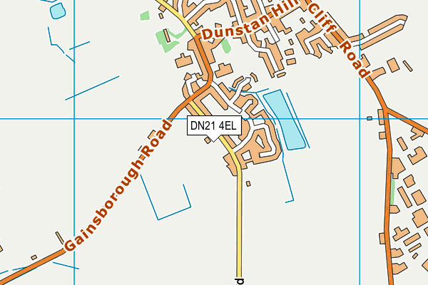 DN21 4EL map - OS VectorMap District (Ordnance Survey)