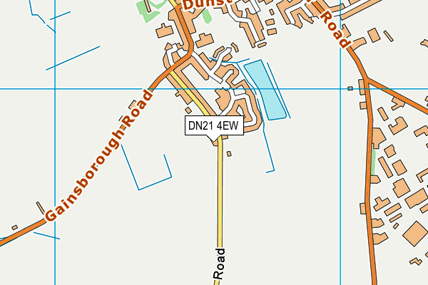 DN21 4EW map - OS VectorMap District (Ordnance Survey)