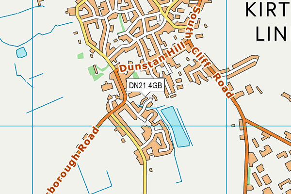 DN21 4GB map - OS VectorMap District (Ordnance Survey)