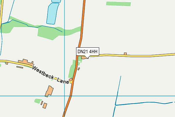 DN21 4HH map - OS VectorMap District (Ordnance Survey)