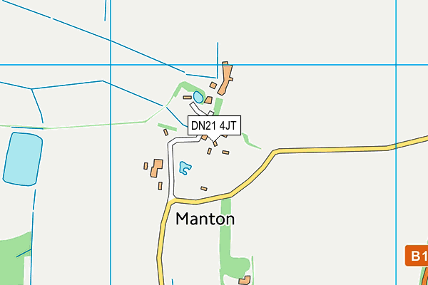 DN21 4JT map - OS VectorMap District (Ordnance Survey)