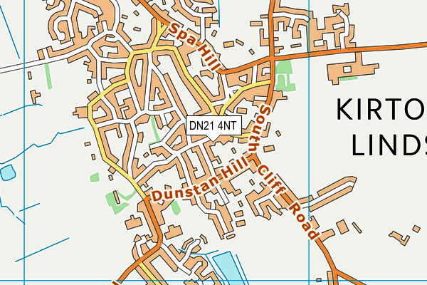 DN21 4NT map - OS VectorMap District (Ordnance Survey)