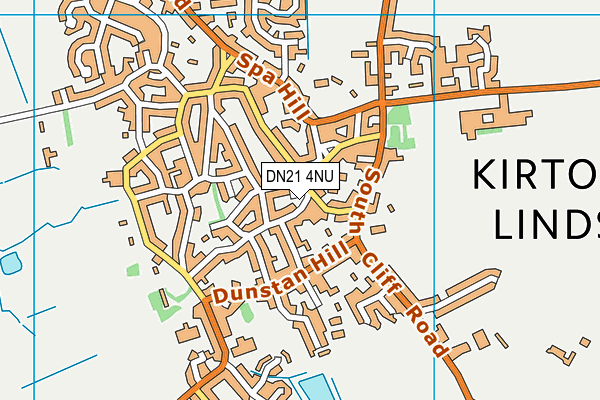 DN21 4NU map - OS VectorMap District (Ordnance Survey)