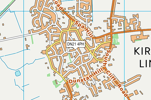 DN21 4PH map - OS VectorMap District (Ordnance Survey)