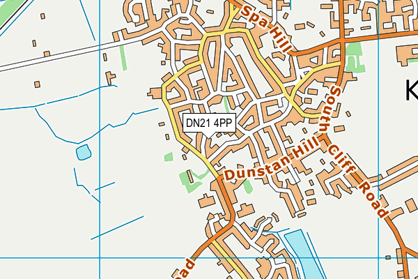 DN21 4PP map - OS VectorMap District (Ordnance Survey)