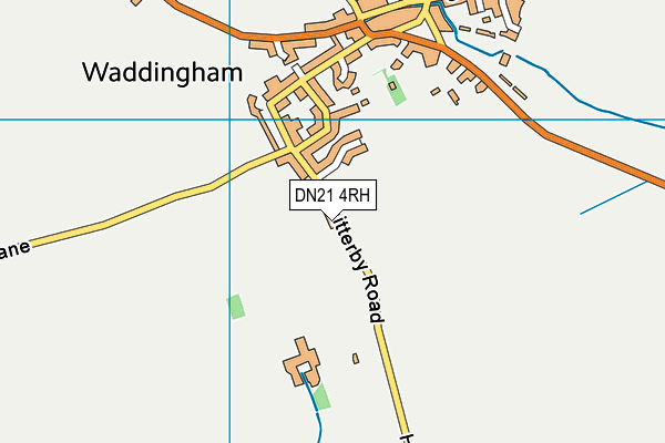 DN21 4RH map - OS VectorMap District (Ordnance Survey)