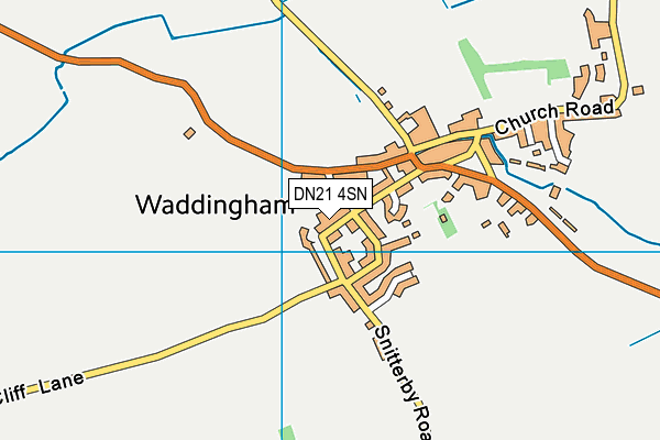 DN21 4SN map - OS VectorMap District (Ordnance Survey)