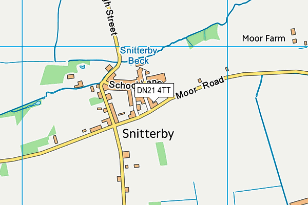 DN21 4TT map - OS VectorMap District (Ordnance Survey)