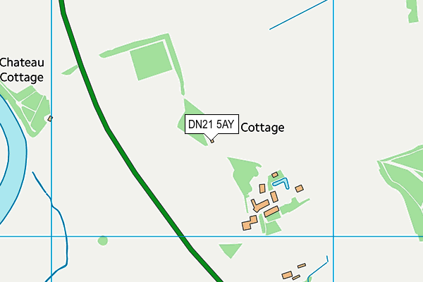 DN21 5AY map - OS VectorMap District (Ordnance Survey)