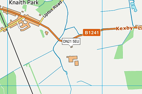 DN21 5EU map - OS VectorMap District (Ordnance Survey)