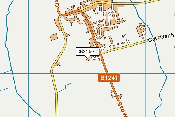 DN21 5GD map - OS VectorMap District (Ordnance Survey)