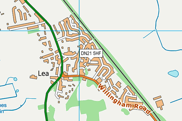 Map of LEA PROPERTY LTD at district scale