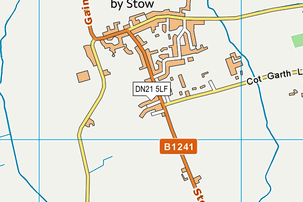 DN21 5LF map - OS VectorMap District (Ordnance Survey)