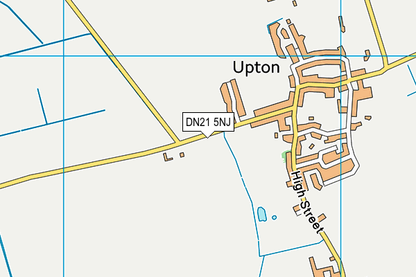 DN21 5NJ map - OS VectorMap District (Ordnance Survey)